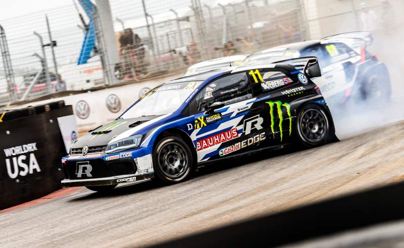 Illustration for article titled Through Rain and Texas Heat, Rallycross Put On a Hell of a Show in Austin